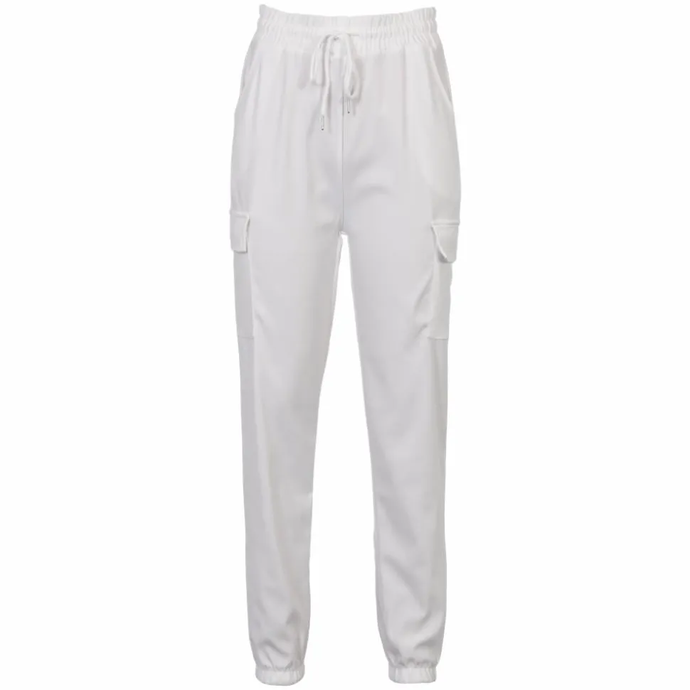 Fashion Dame Cargobukser - Hvid
