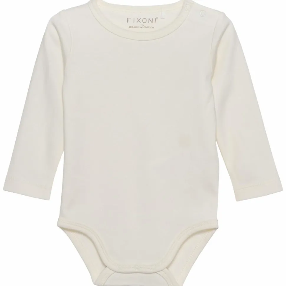 Fixoni Baby Body i økologisk bomuld - Marshmallow
