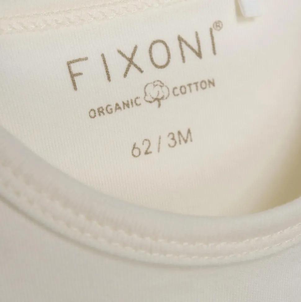 Fixoni Baby Body i økologisk bomuld - Marshmallow