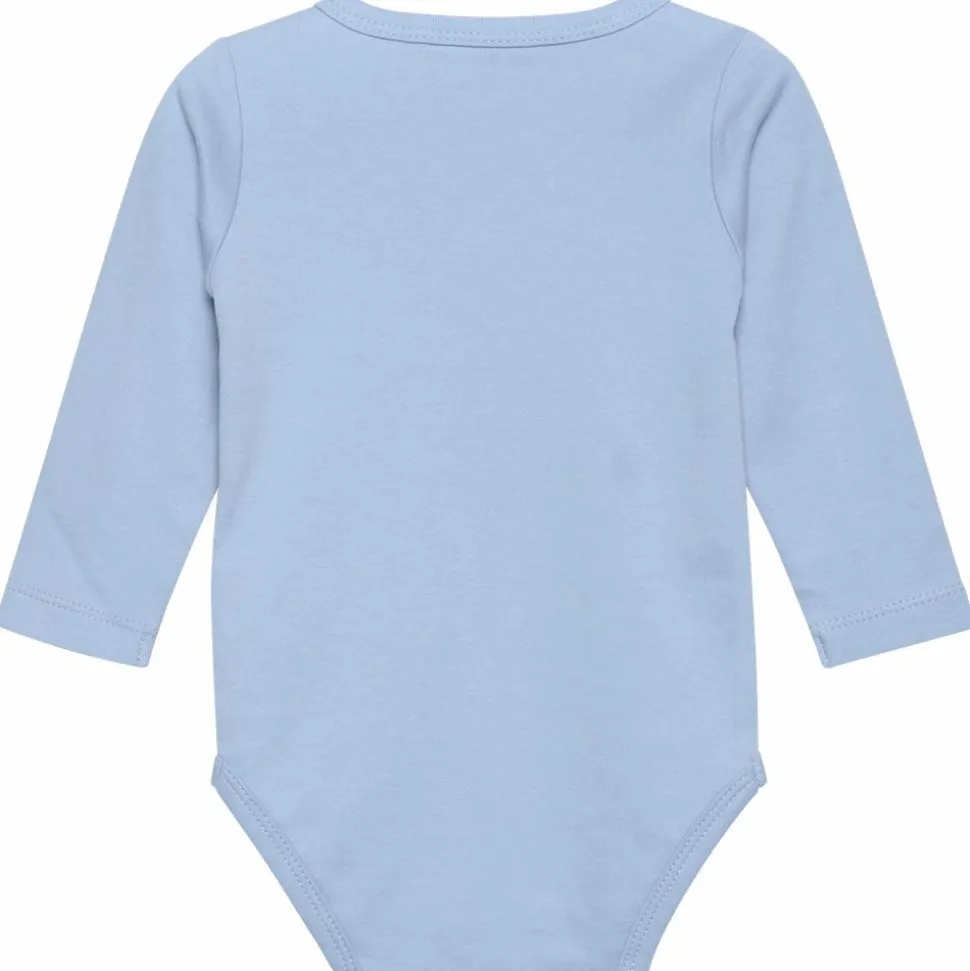 Fixoni Baby Body i økologisk bomuld - Ashley Blue