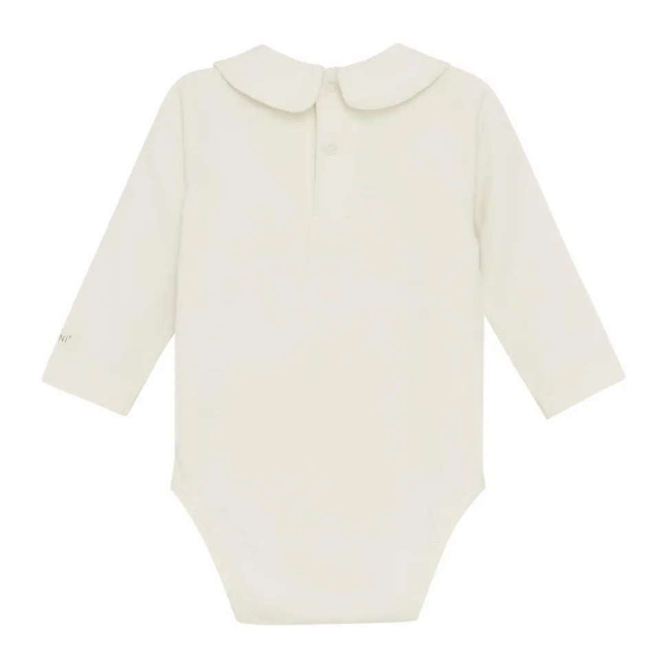 Fixoni Baby Body i økologisk bomuld - Eggnog