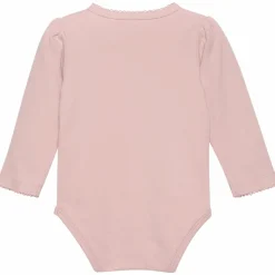 Fixoni Baby Body i økologisk bomuld - Misty Rose