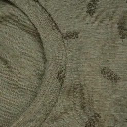 Fixoni Baby Elefanthue i uldmix - Deep Lichen Green