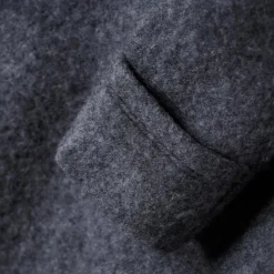 Fixoni Baby Heldragt i merinould - Dark Grey Melange