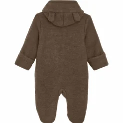 Fixoni Baby Heldragt i merinould - Rain Drum Melange