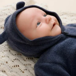 Fixoni Baby Heldragt i merinould - Odyssey Gray Melange