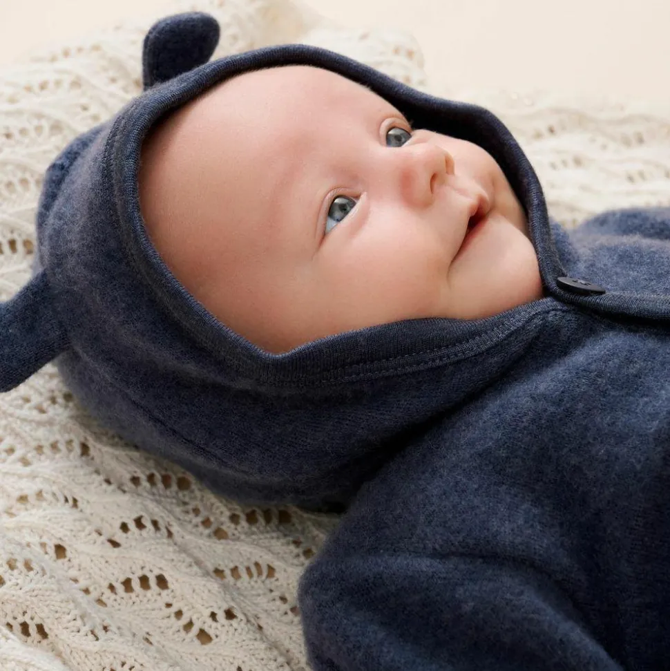 Fixoni Baby Heldragt i merinould - Odyssey Gray Melange