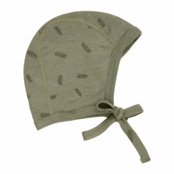 Fixoni Baby Hjelm i uldmix - Deep Lichen Green