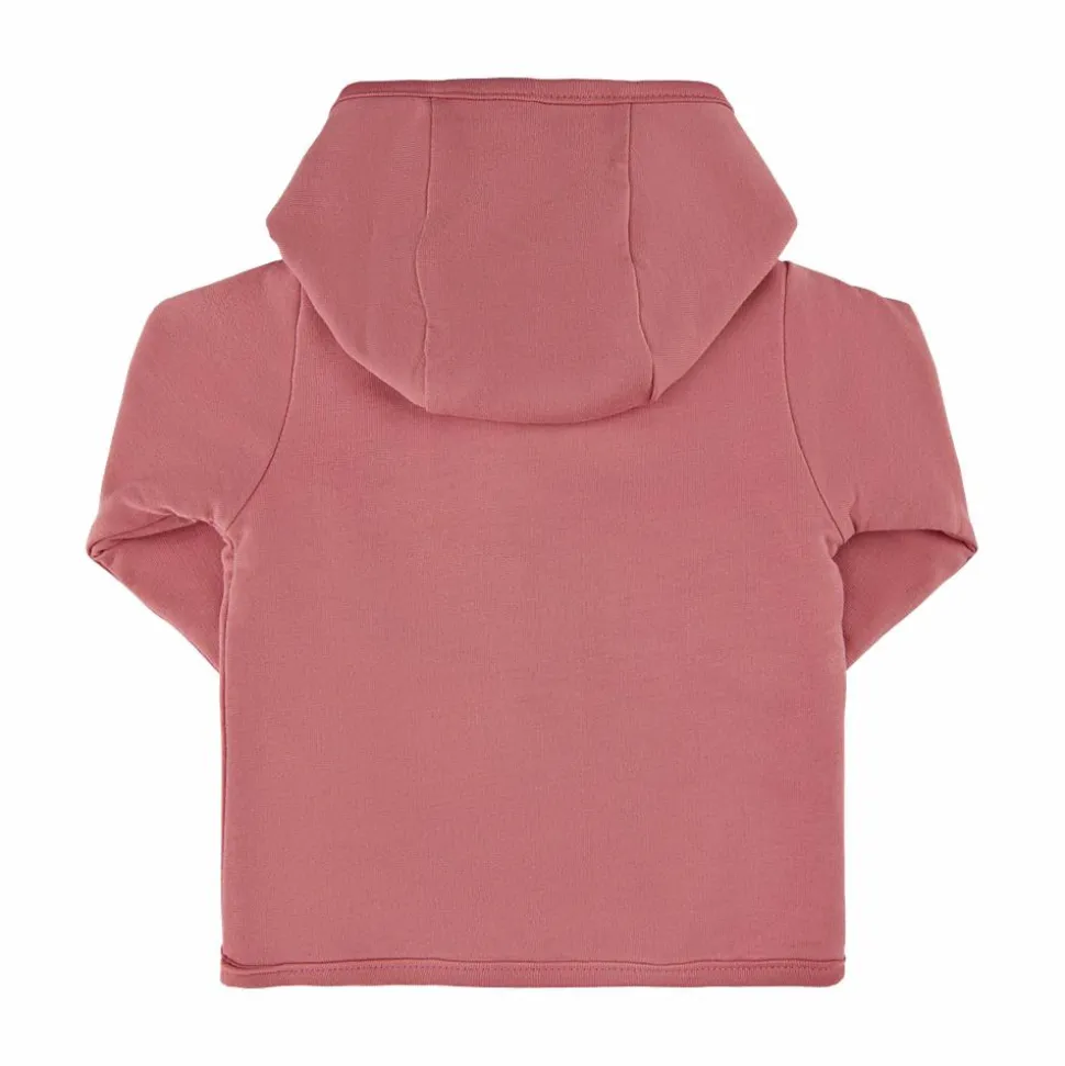 Fixoni Børne Cardigan i økologisk bomuld - Dusty Rose