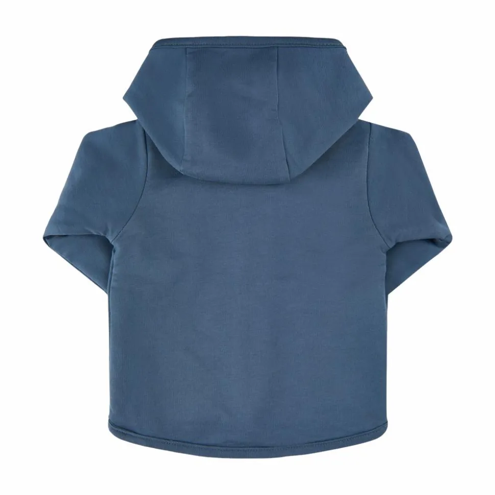 Fixoni Børne Cardigan i økologisk bomuld - China Blue