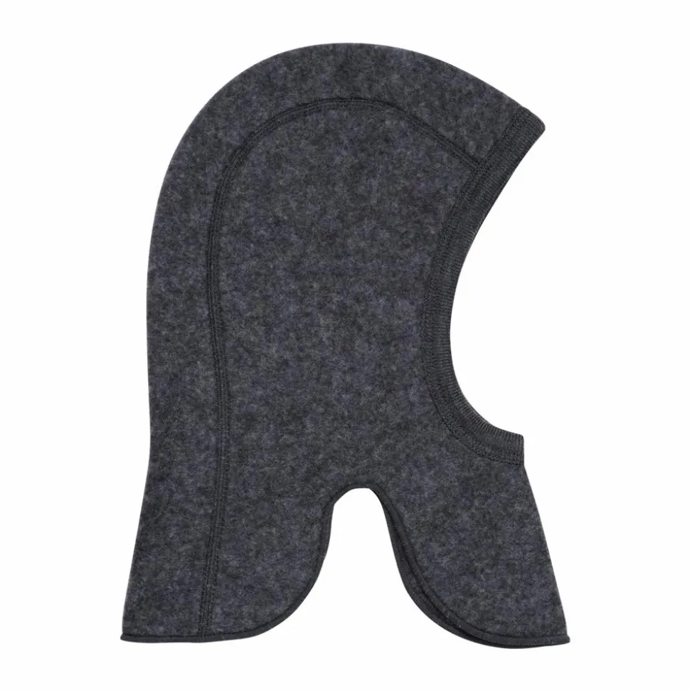 Fixoni Børne Elefanthue i merinould - Dark Grey Melange