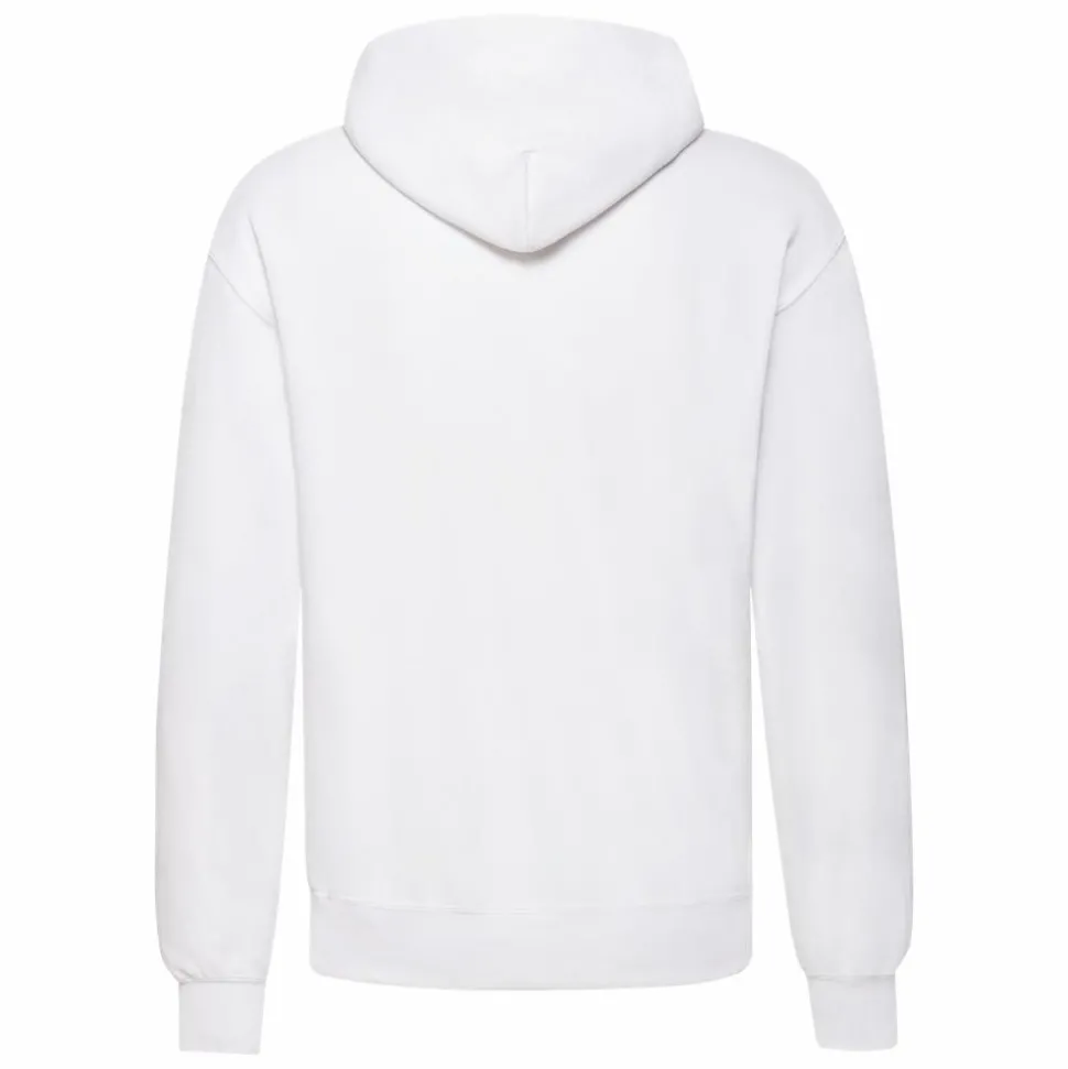 Fruit of the Loom Unisex Hættetrøje - White