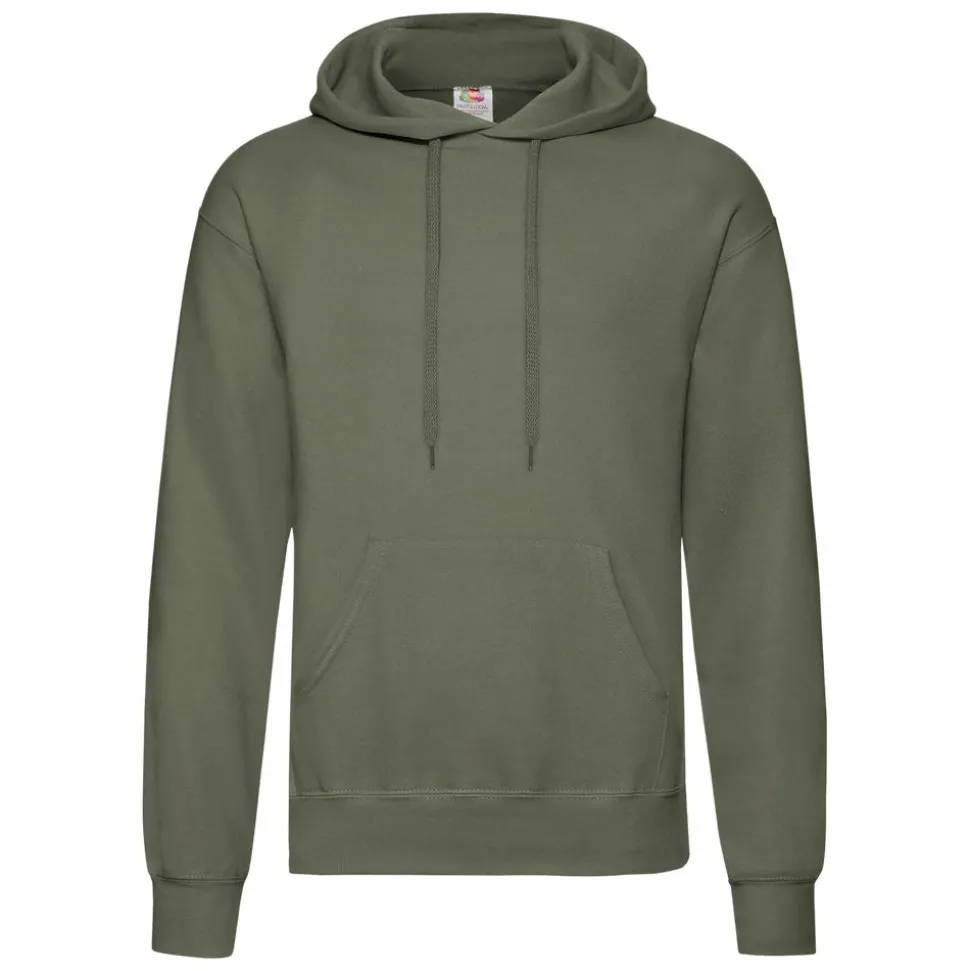 Fruit of the Loom Unisex Hættetrøje - Classic Olive