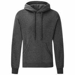Fruit of the Loom Unisex Hættetrøje - Dark Heather Grey