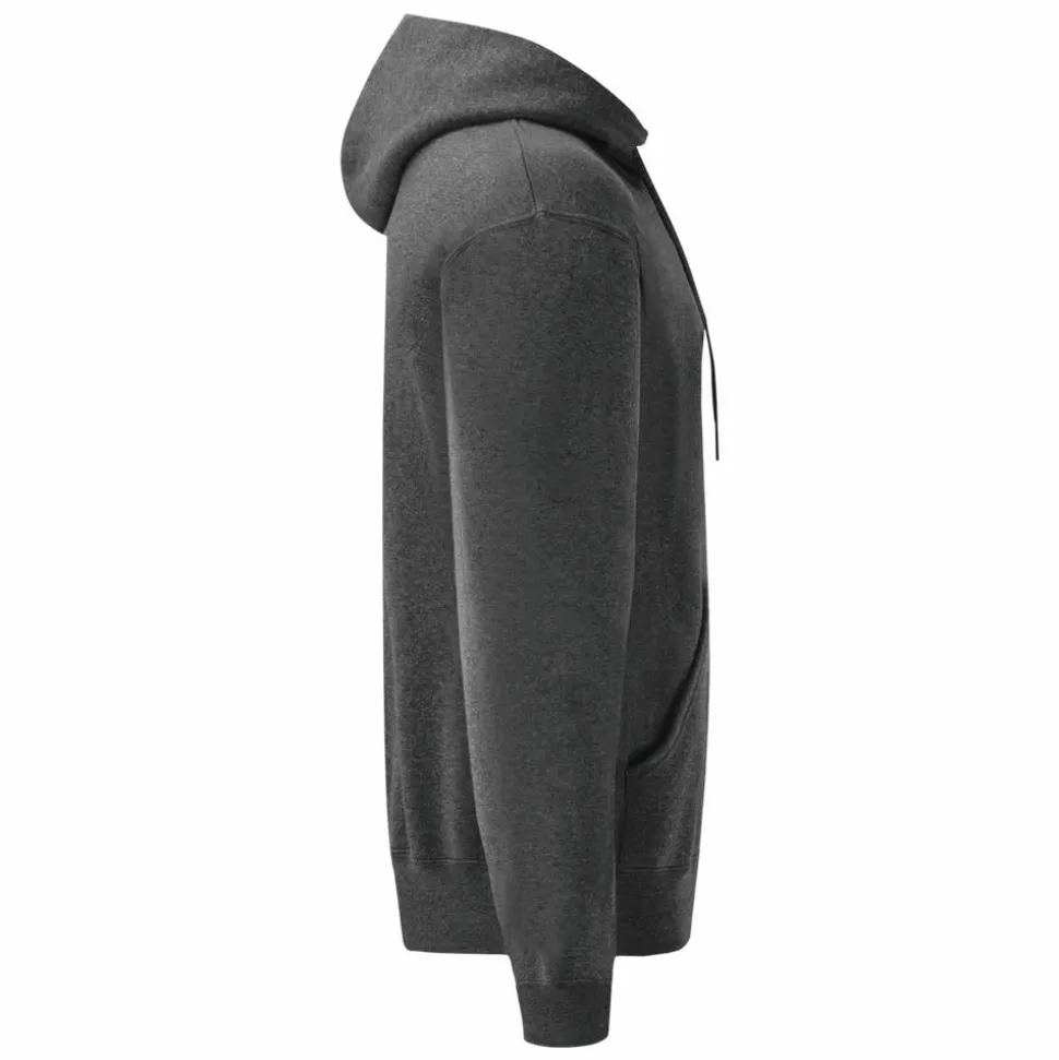 Fruit of the Loom Unisex Hættetrøje - Dark Heather Grey