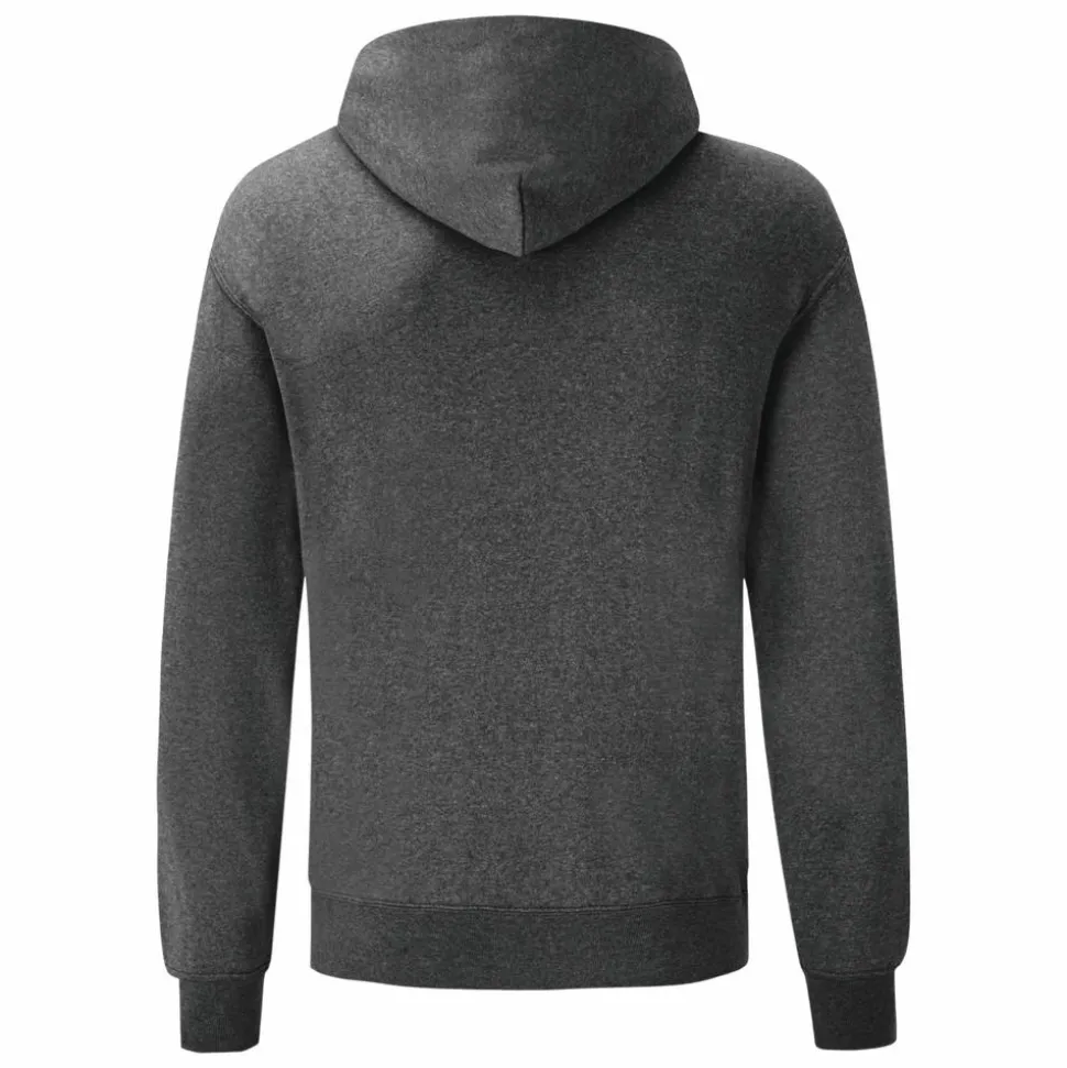 Fruit of the Loom Unisex Hættetrøje - Dark Heather Grey