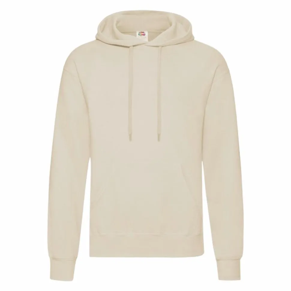 Fruit of the Loom Unisex Hættetrøje - Natural