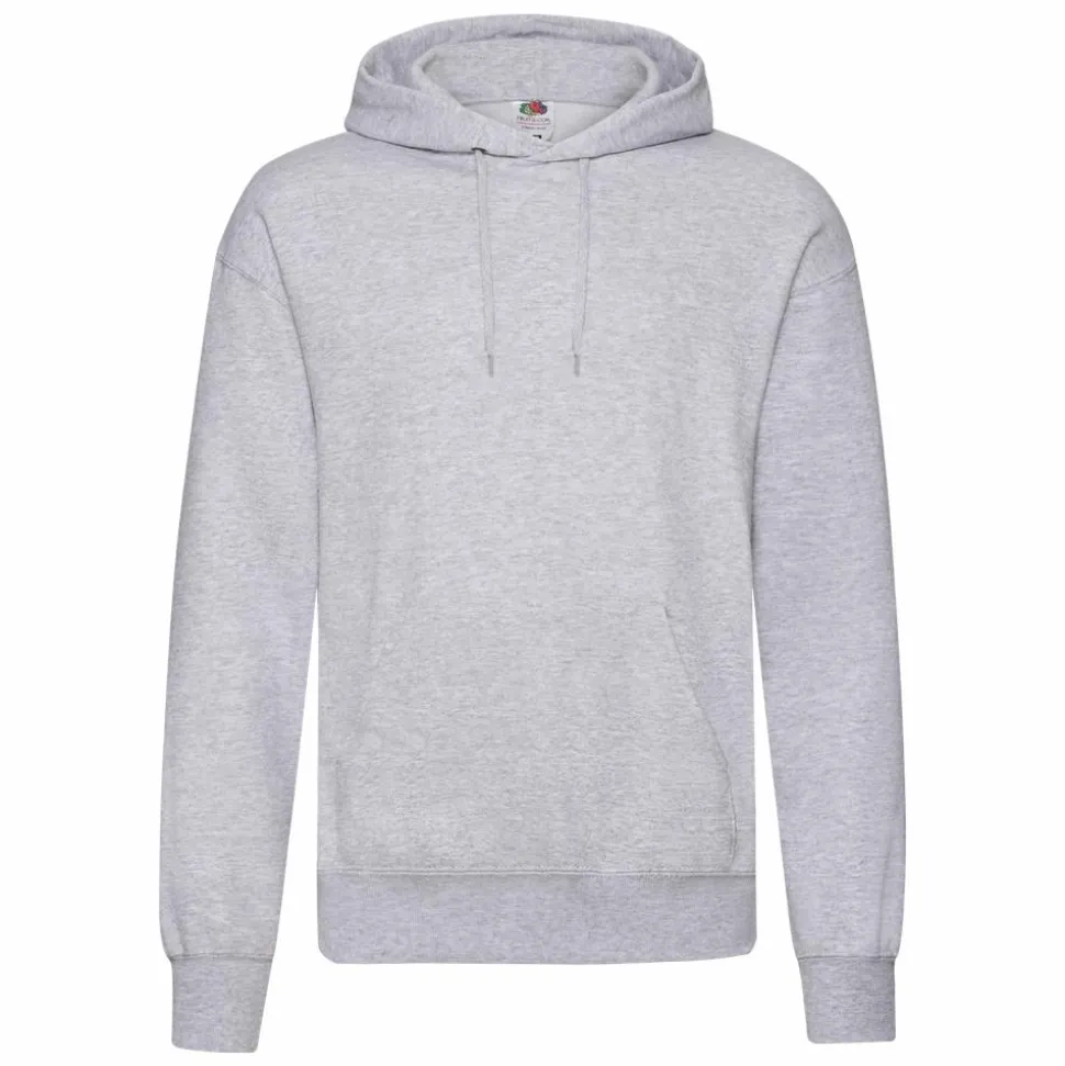 Fruit of the Loom Unisex Hættetrøje - Heather grey