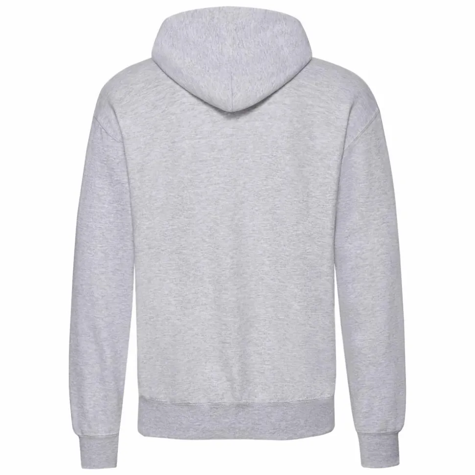 Fruit of the Loom Unisex Hættetrøje - Heather grey