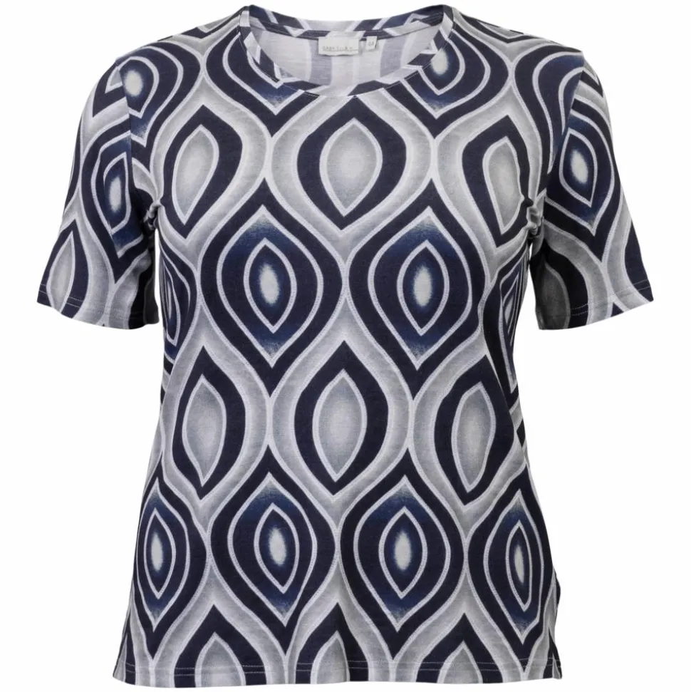 Gabriella K. Dame T-shirt - Navy Comb