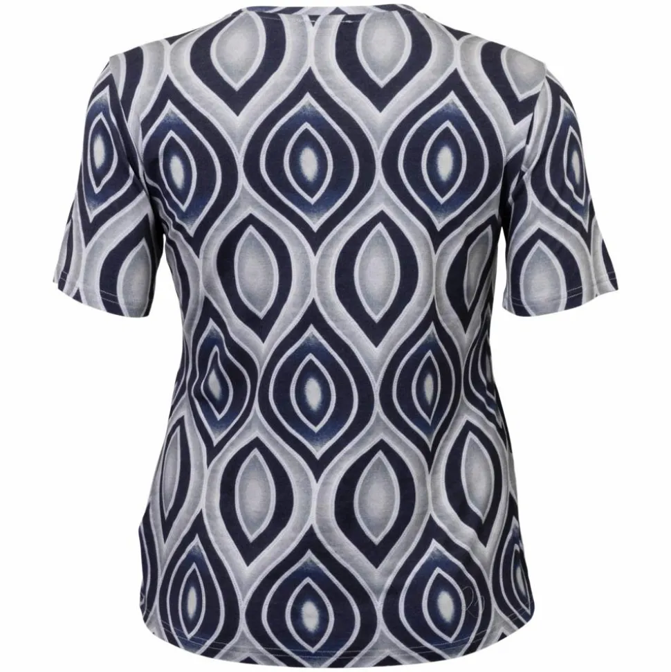 Gabriella K. Dame T-shirt - Navy Comb
