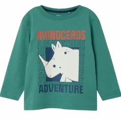 Guppy Damek Børne Langærmet t-shirt - Deep Sea