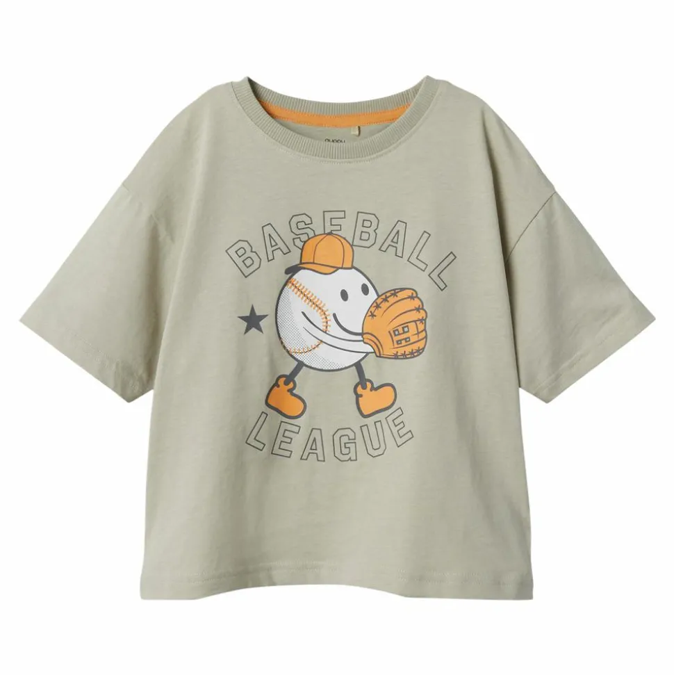 Guppy Fulke Drenge T-shirt - Pussywillow Gray