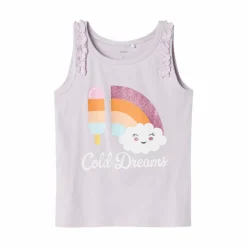 Guppy Hiva Pige Tanktop m. glimmer - Orchid Petal
