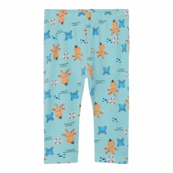 Guppy Hoati Drenge Leggings - Canal Blue