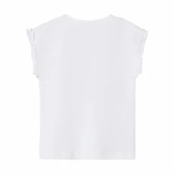 Guppy Hurry Pige T-shirt m. glimmer - Bright White