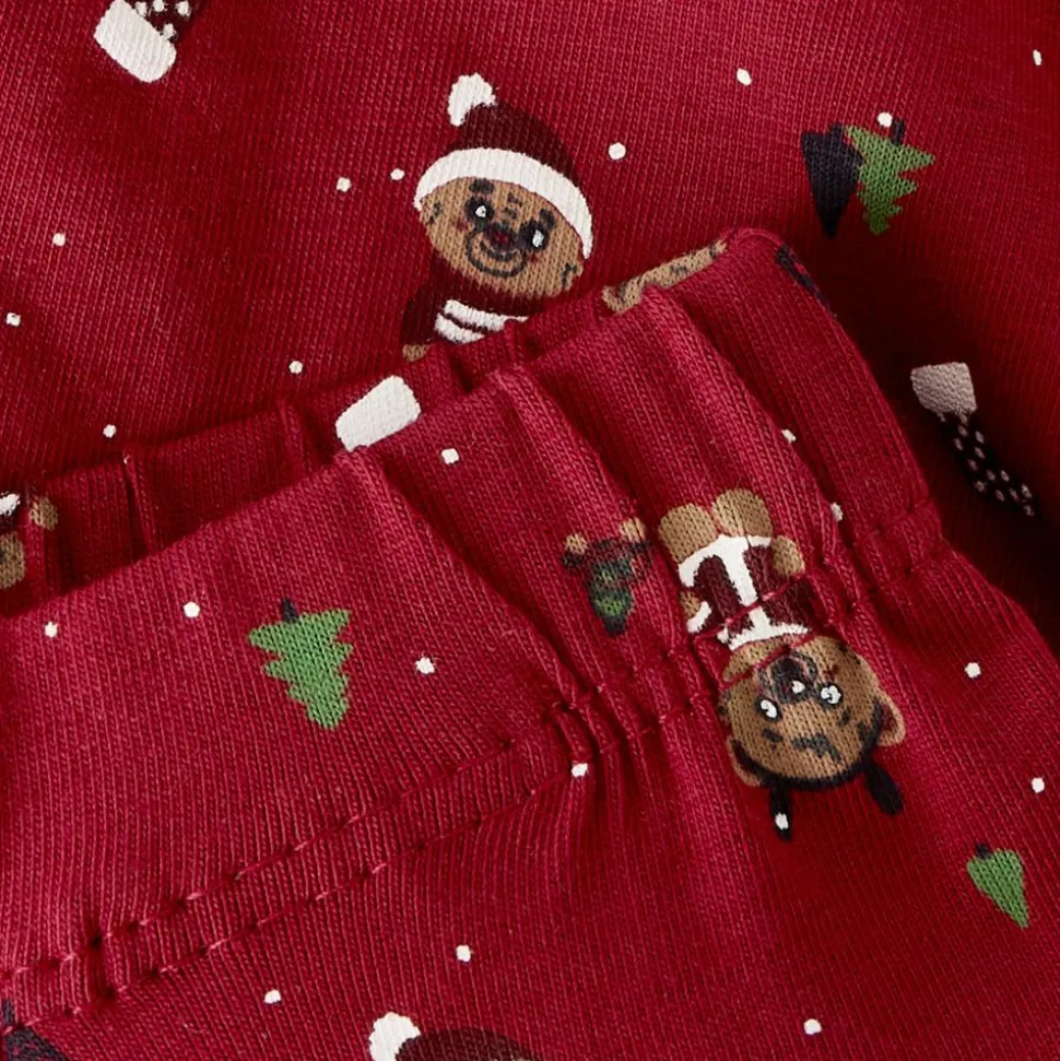 Guppy Jule Baby Leggings - Rhythmic Red