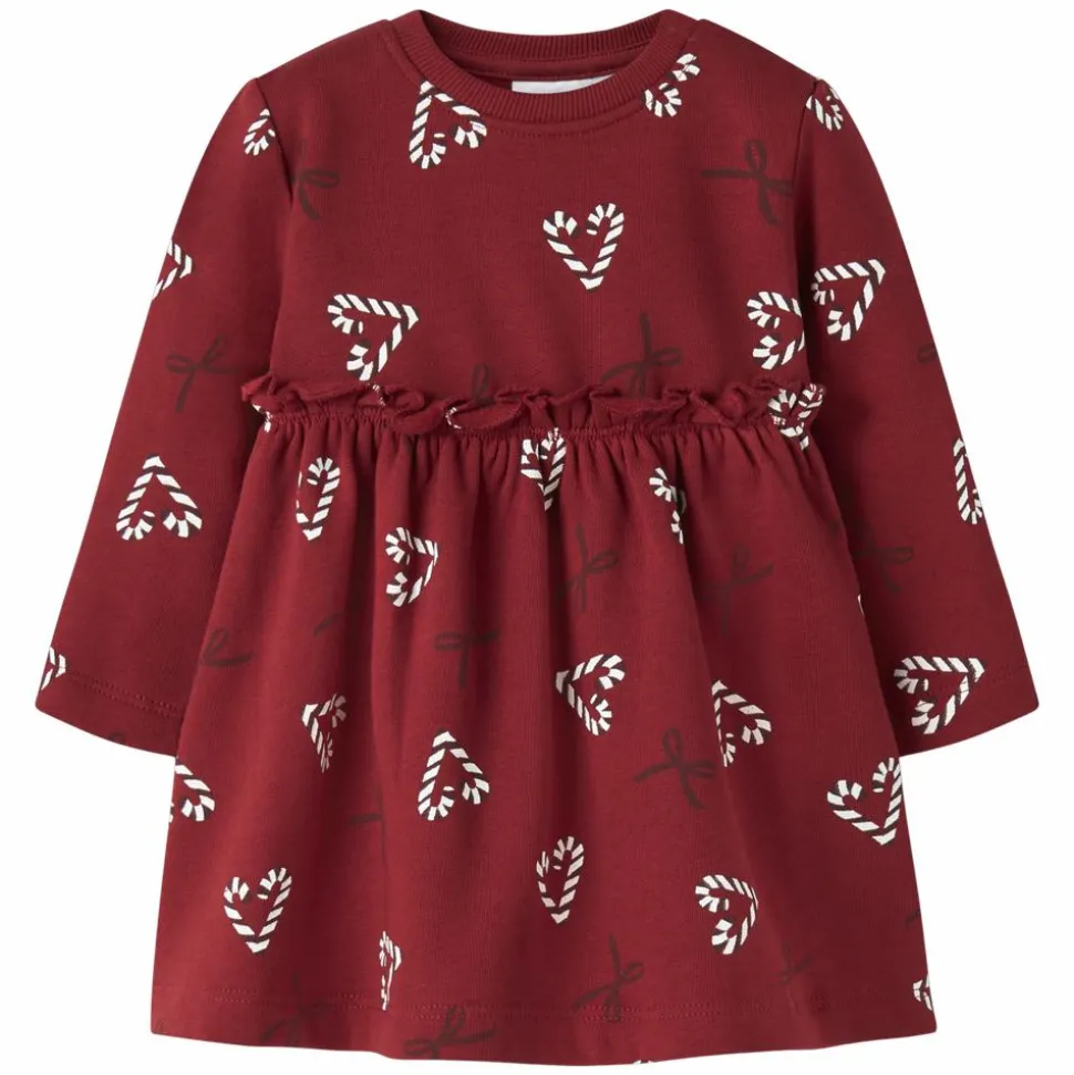 Guppy Jule Sanna Pige Kjole - Rhythmic Red