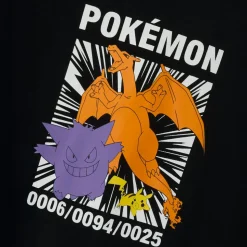 Guppy Kafele Pokémon Drenge T-shirt - Black