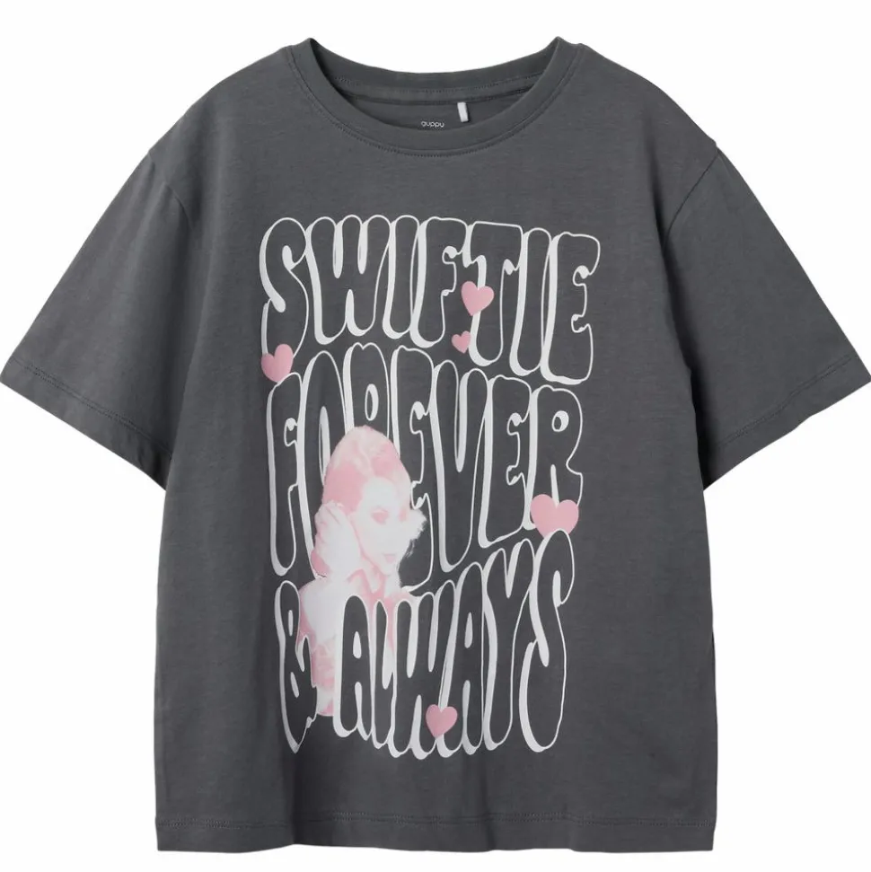 Guppy Krira Taylor Swift Pige T-shirt - Lava Smoke