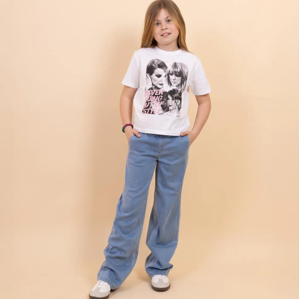 Guppy Krira Taylor Swift Pige T-shirt - Bright White