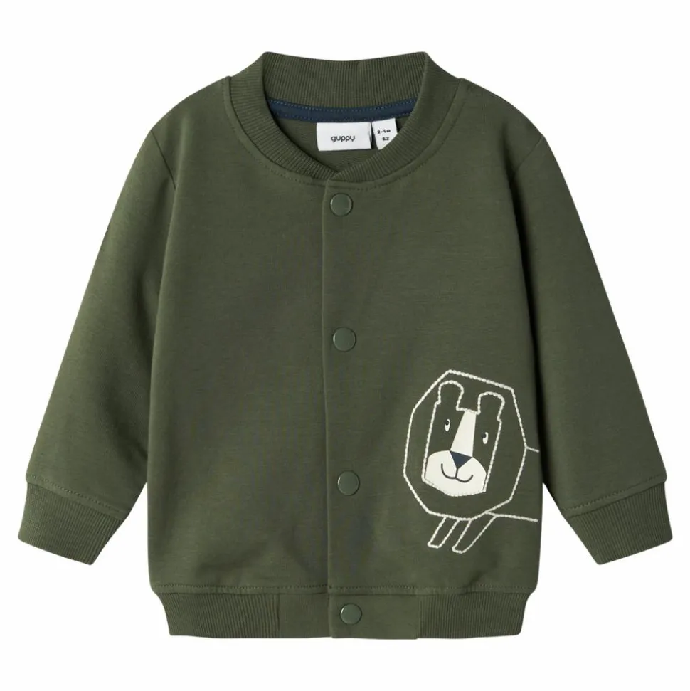 Guppy Larga Drenge Cardigan - Thyme