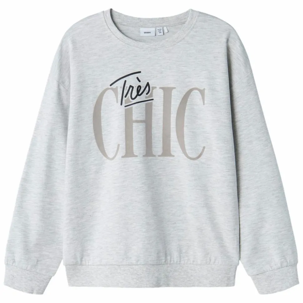 Guppy Lorva Børne Sweatshirt - Light Grey Melange