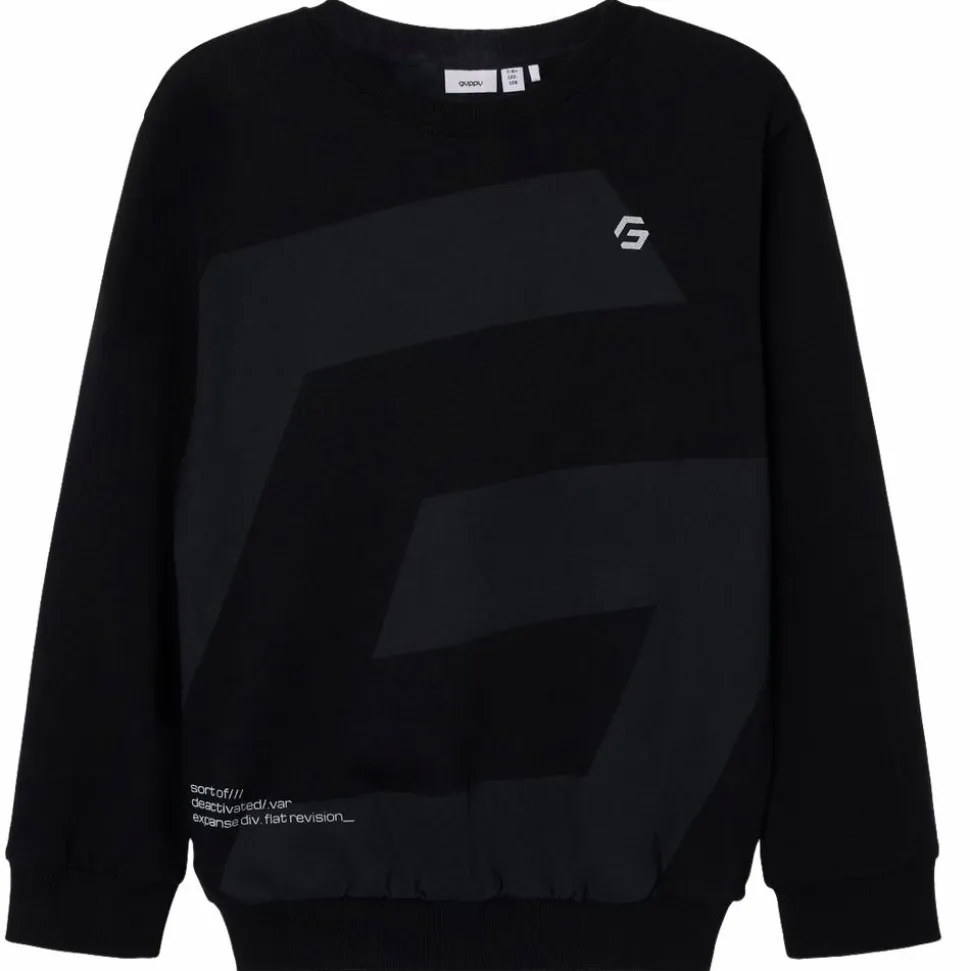 Guppy Motito Børne Sweatshirt - Black