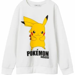 Guppy Pokémon Pikachu Børne Sweatshirt - White Alyssum