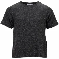 Guppy Ramoni Pige Bluse m. glimmer - Black