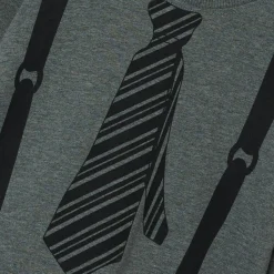 Guppy Raniel Drenge Langærmet t-shirt - Dark Grey Melange