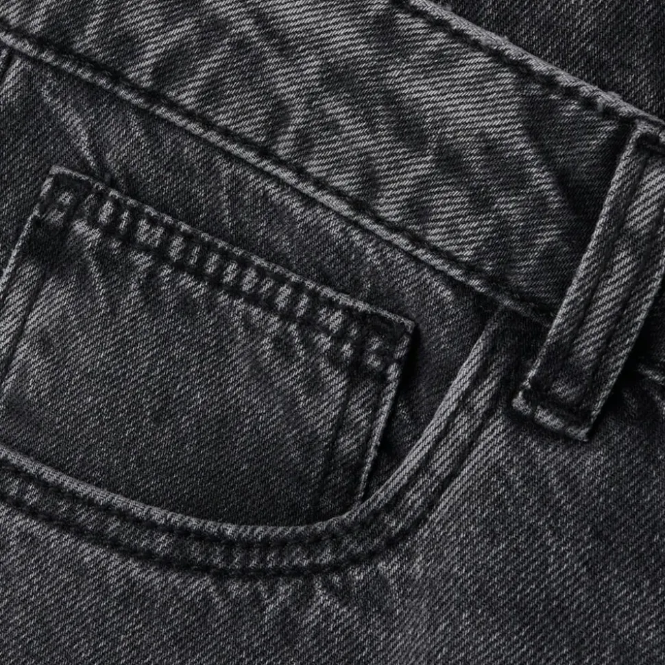 Guppy Rose Pige Jeans - Dark Grey Denim