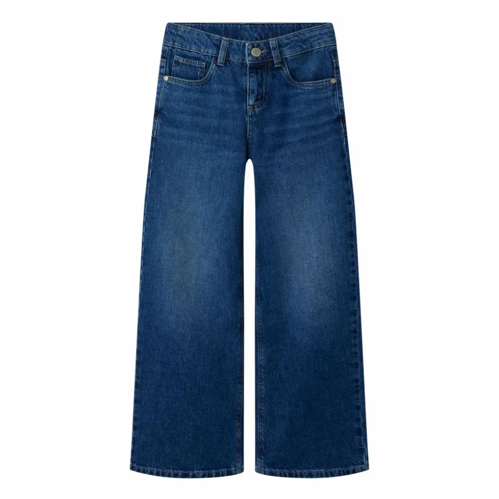 Guppy Rose Pige Jeans - Medium Blue Denim