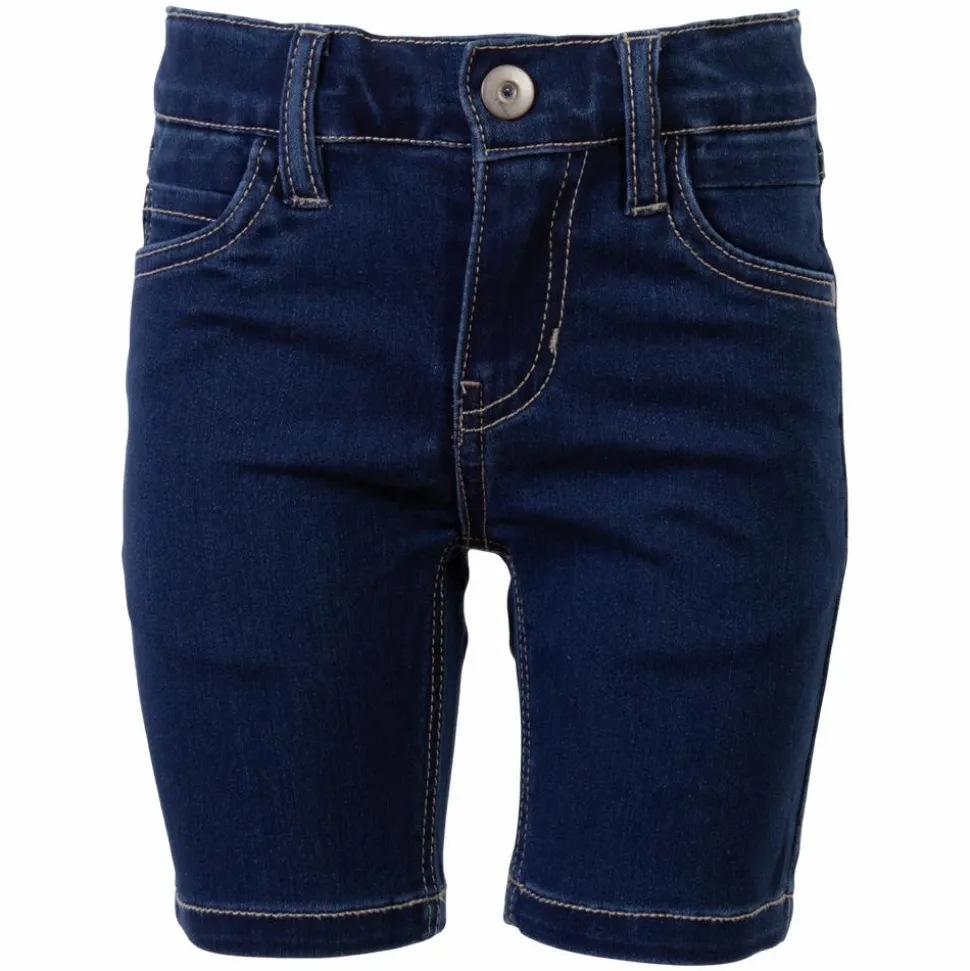 Guppy Silas Drenge Shorts - Medium Blue Denim