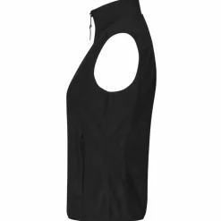 ID Bonded Dame Vest m. fleece - Sort