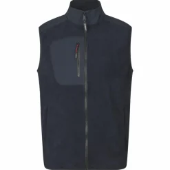 ID Bonded Herre Vest m. fleece - Navy