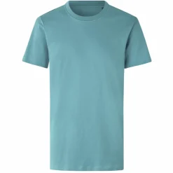 ID Børne T-shirt i økologisk bomuld - Støvet Aqua