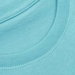 ID Børne T-shirt i økologisk bomuld - Støvet Aqua