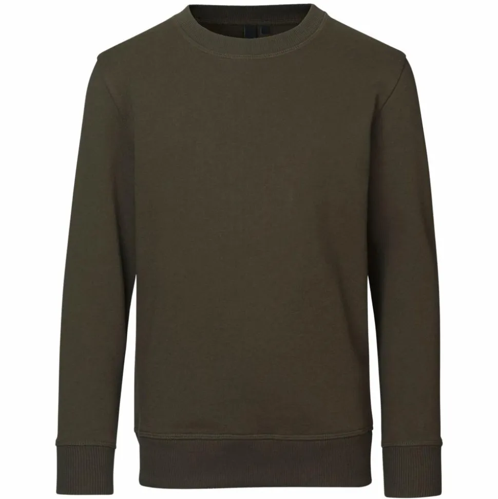 ID CORE Børne Sweatshirt - Oliven