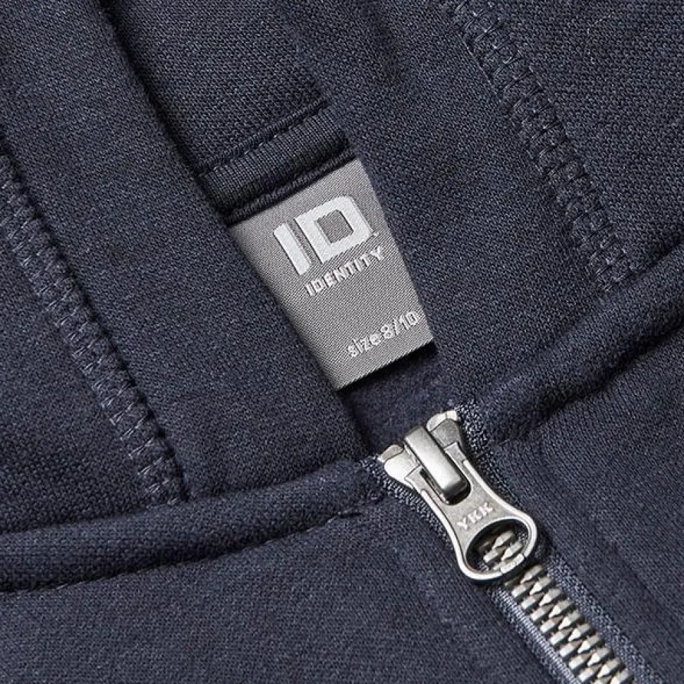 ID Core Zip Børne Hættetrøje - Navy